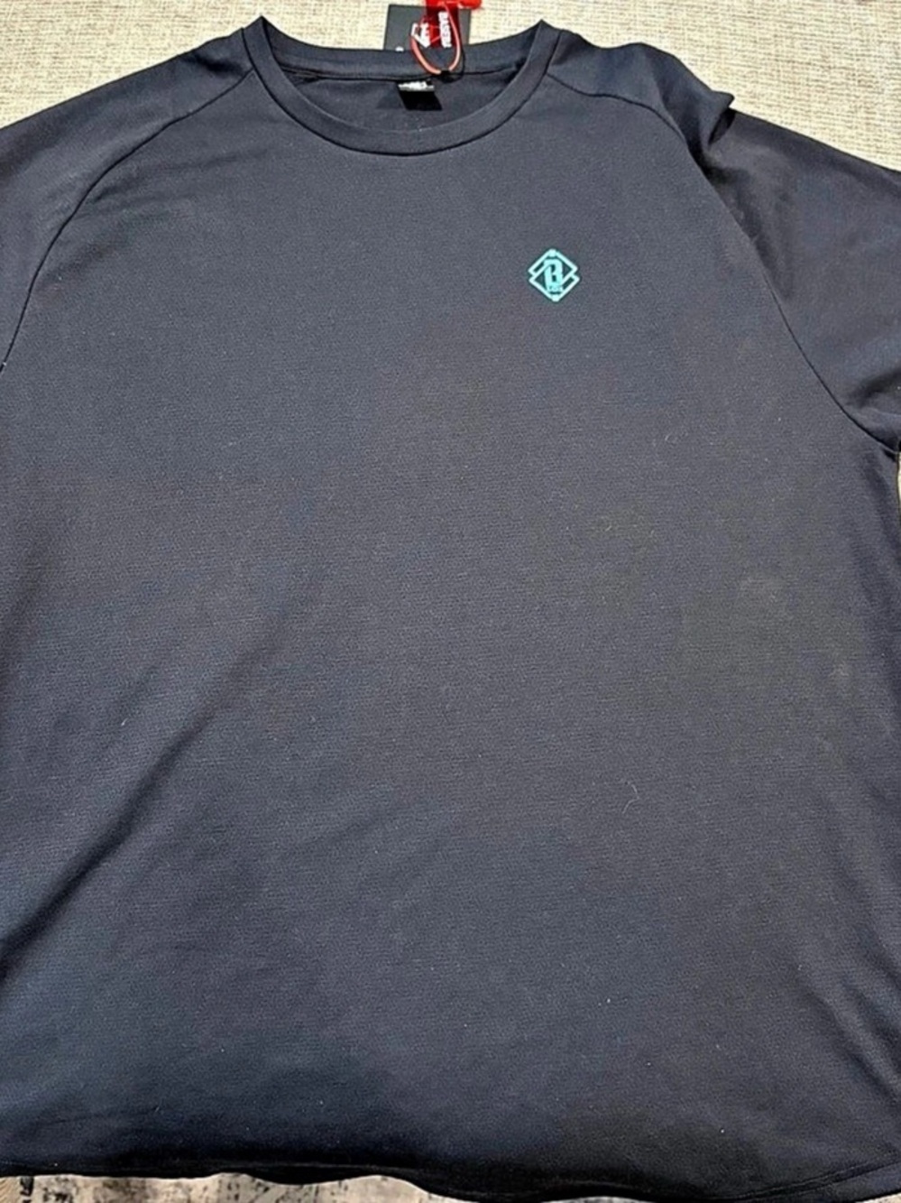 Baseball Lifestyle 101 Training Apparel Diamond Tech Athletic Tee in Black NWT